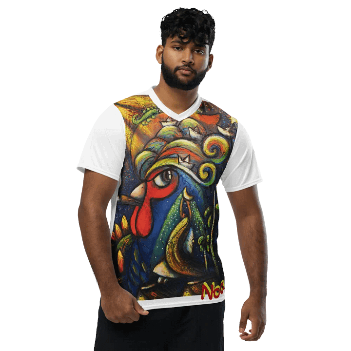 Vibrant Rooster All-Over Print Sports Jersey product image (1)