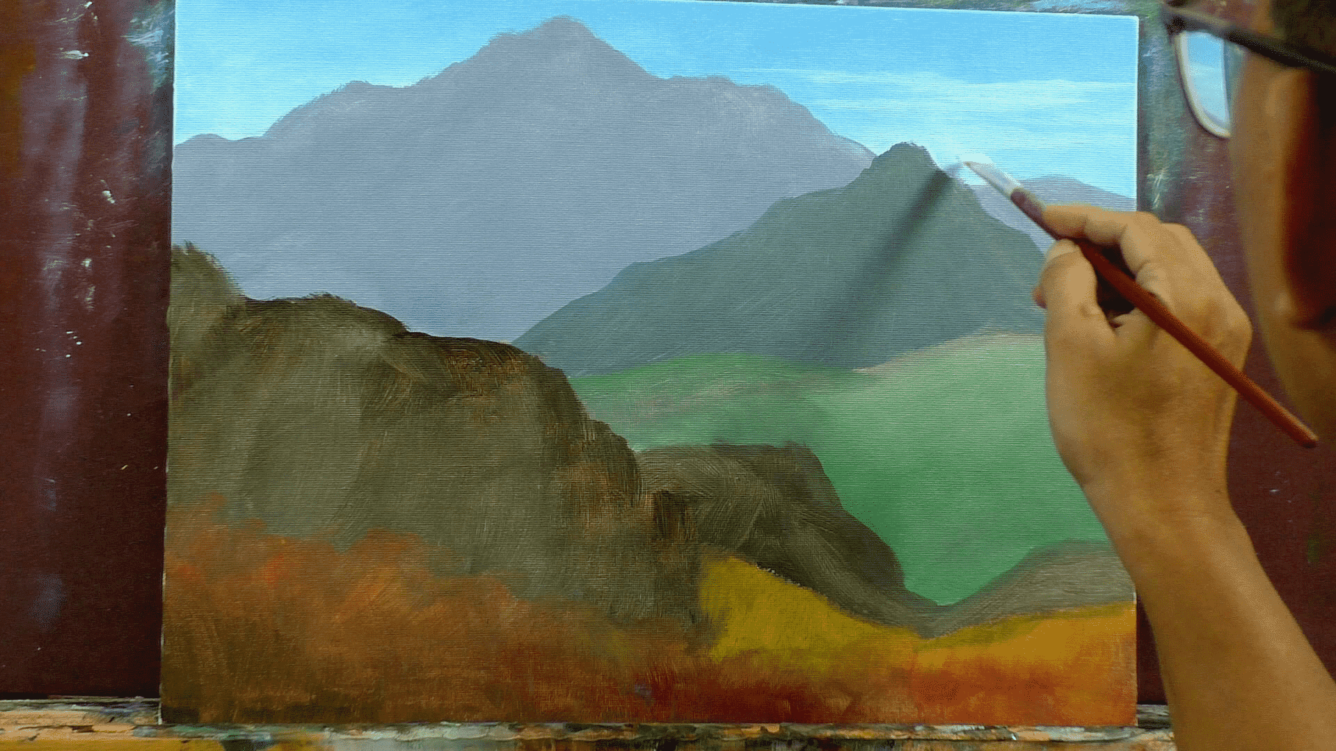 DOWNLOADABLE Acrylic Painting Tutorial - Mountain Goat product image (4)