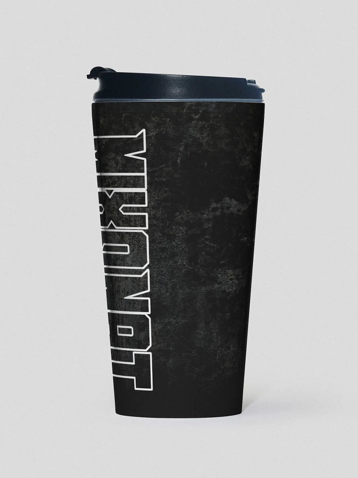 MixoNat White Outline 15oz Stainless Steel Travel Mug product image (2)