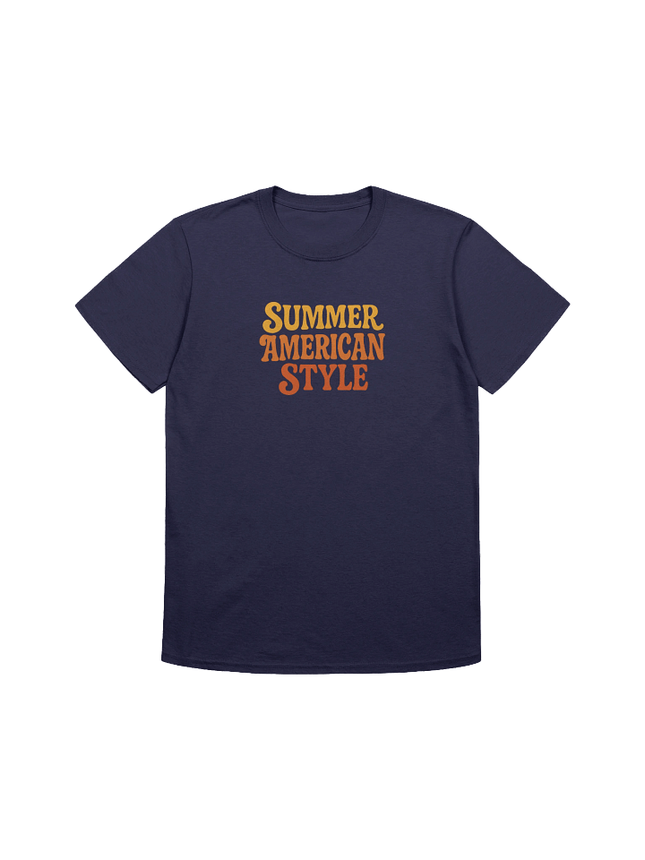 Summer American Style Textured T-Shirt product image (4)