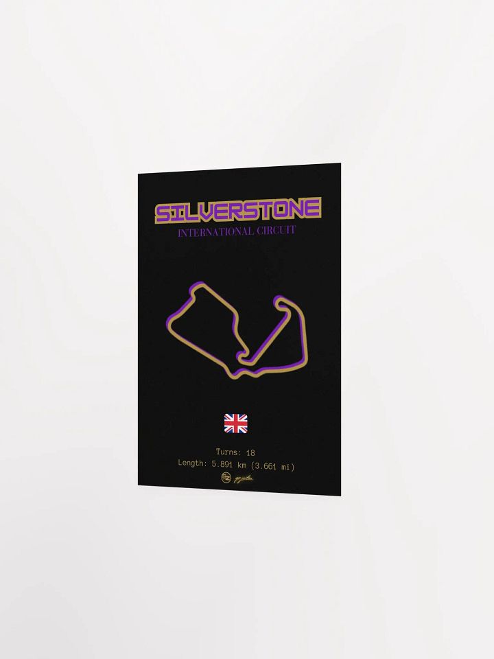 Silverstone Circuit| Enhanced Matte Poster product image (2)