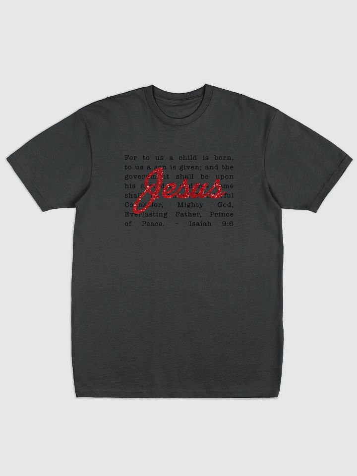 Glittering Jesus Cursive Tee product image (1)