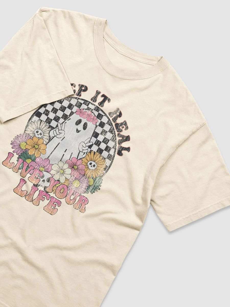 Creep It Real Floral Hippie Ghost T-Shirt | T-Shirt | Funny Fall and Halloween Design product image (15)