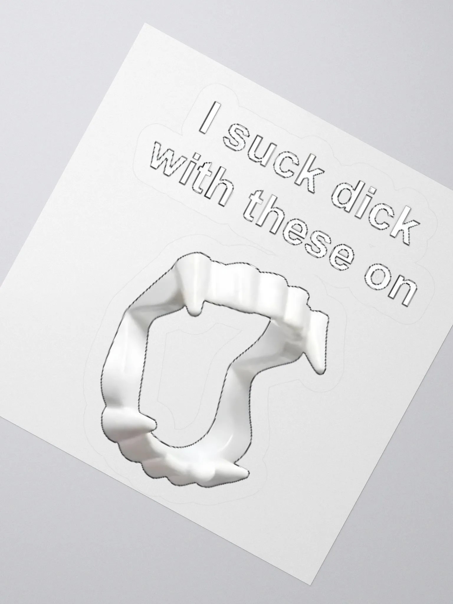 I Will Suck Dick With These On Sticker product image (2)