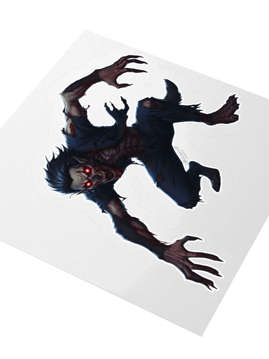 V1 Hybrid Z.W.V. Kiss Cut Stickers (Clear Edge) product image (9)