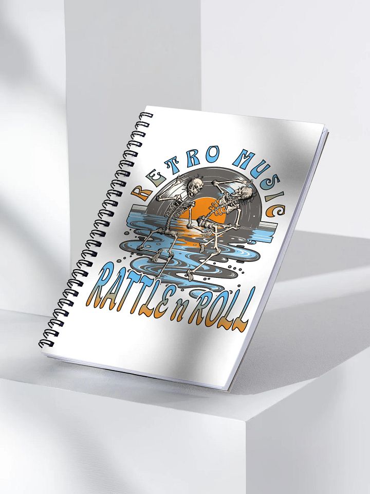 Retro Music Rattle n Roll Dance Spiral Notebook product image (2)