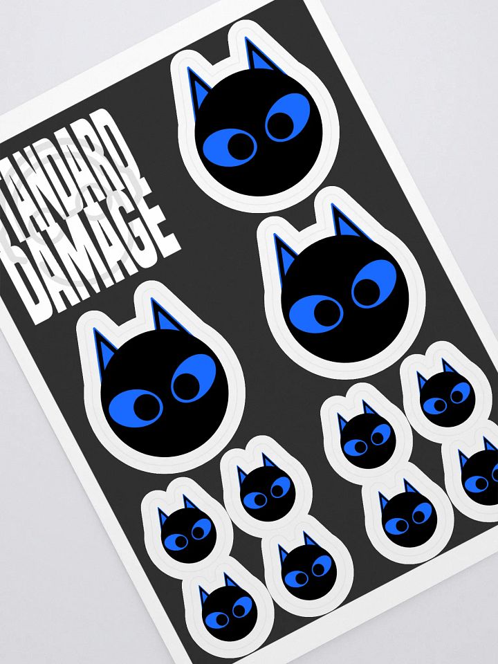 Black Cat Charity Stickers product image (2)