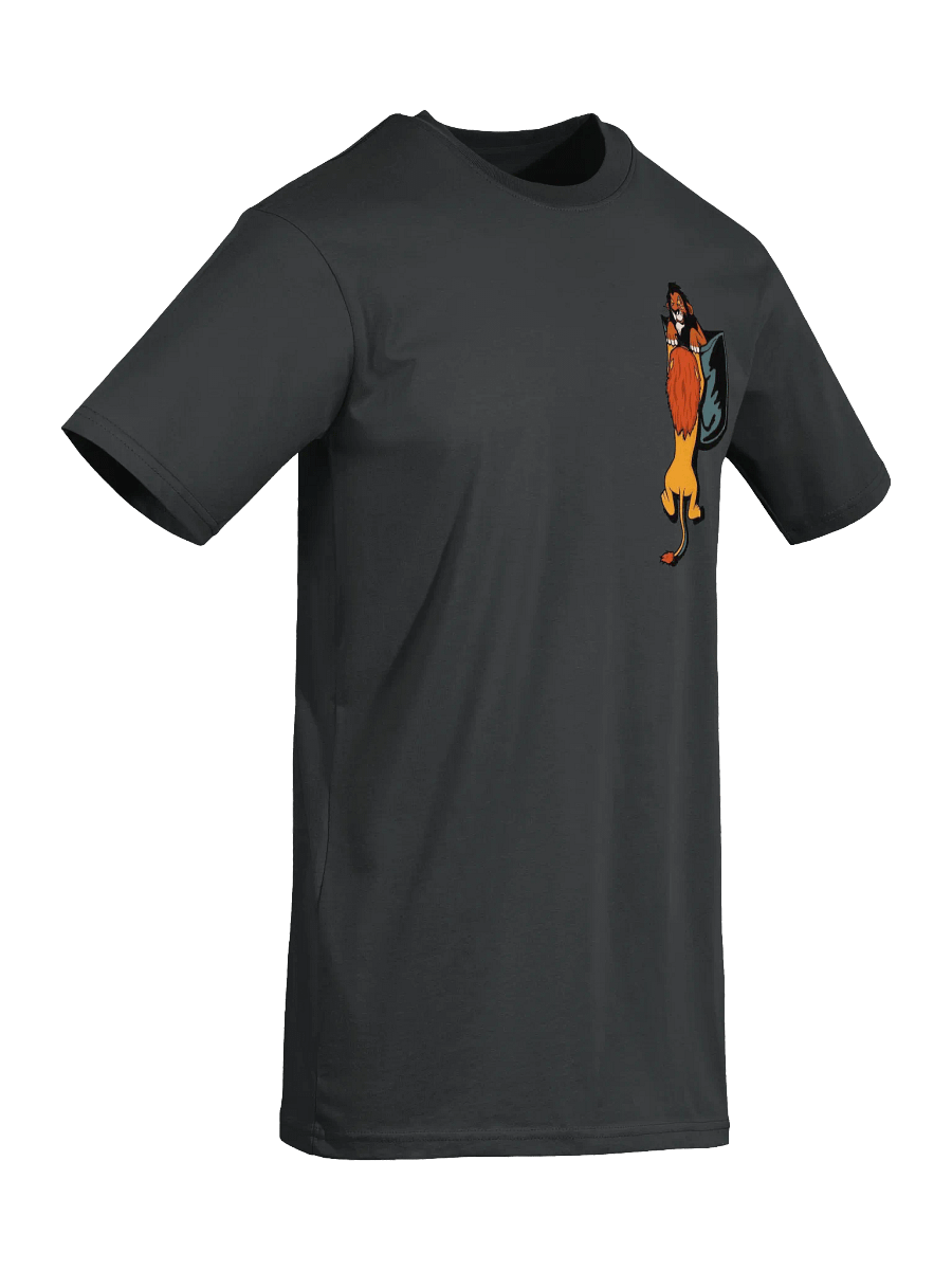 Lion Cliff Betrayal T Shirt – Funny Cartoon Twist – Iconic Scene Parody – Sarcastic Pop Culture Fashion product image (2)
