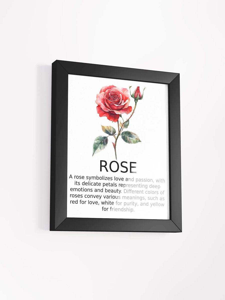 Passionate Petals Framed Poster product image (2)