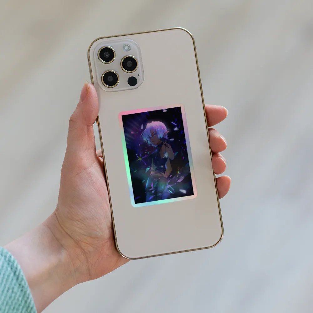 Aaiza K-pop Illustration Holo Sticker product image (6)