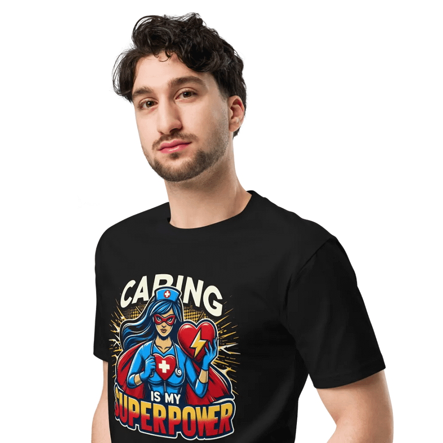 Caring Superpower Tee product image (6)