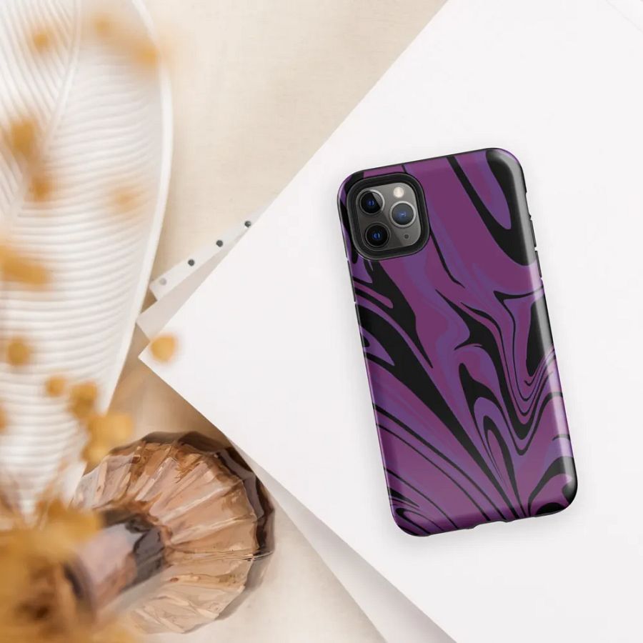 Purple Swirl Tough Case for iPhone® product image (6)