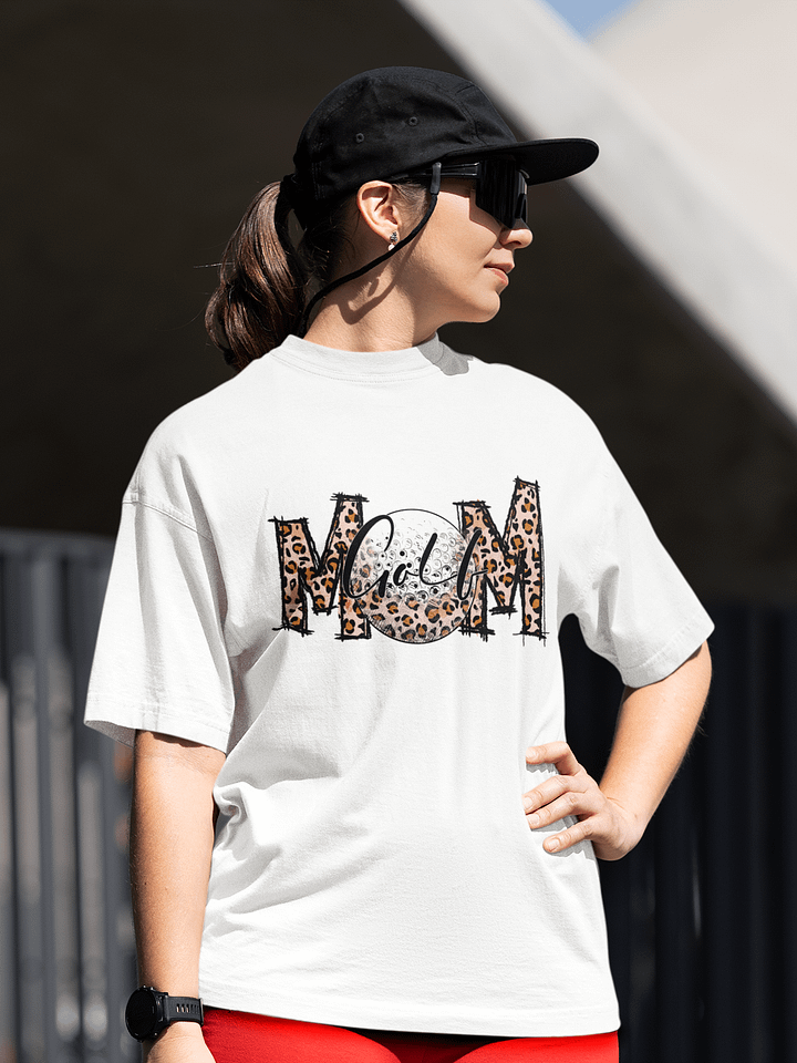 Leopard Print Golfball- Graphic T-shirt product image (1)