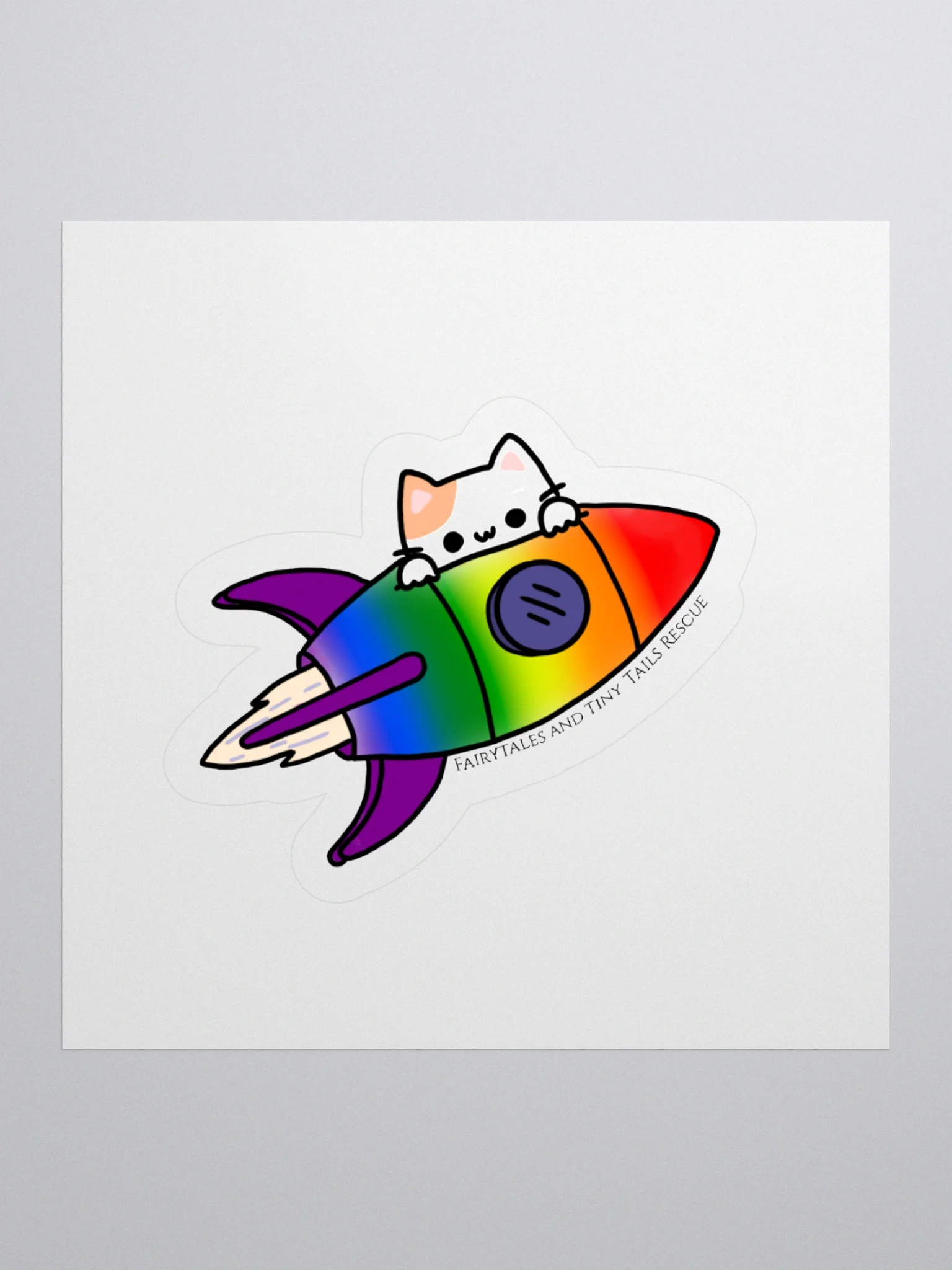 Gay Pride Rocket Cat product image (2)