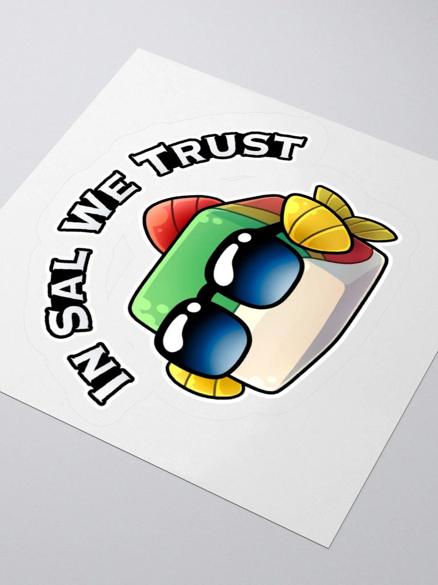 In Sal We Trust Sticker product image (3)