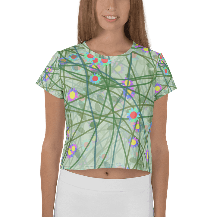 Chaos Blooms Crop Tee product image (1)