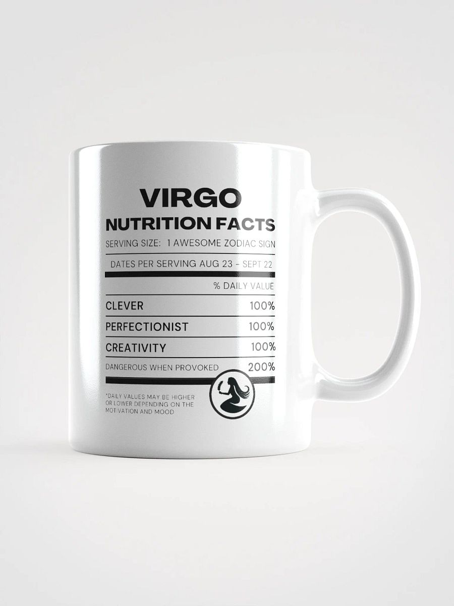 Virgo Nutrition Facts Mug product image (2)
