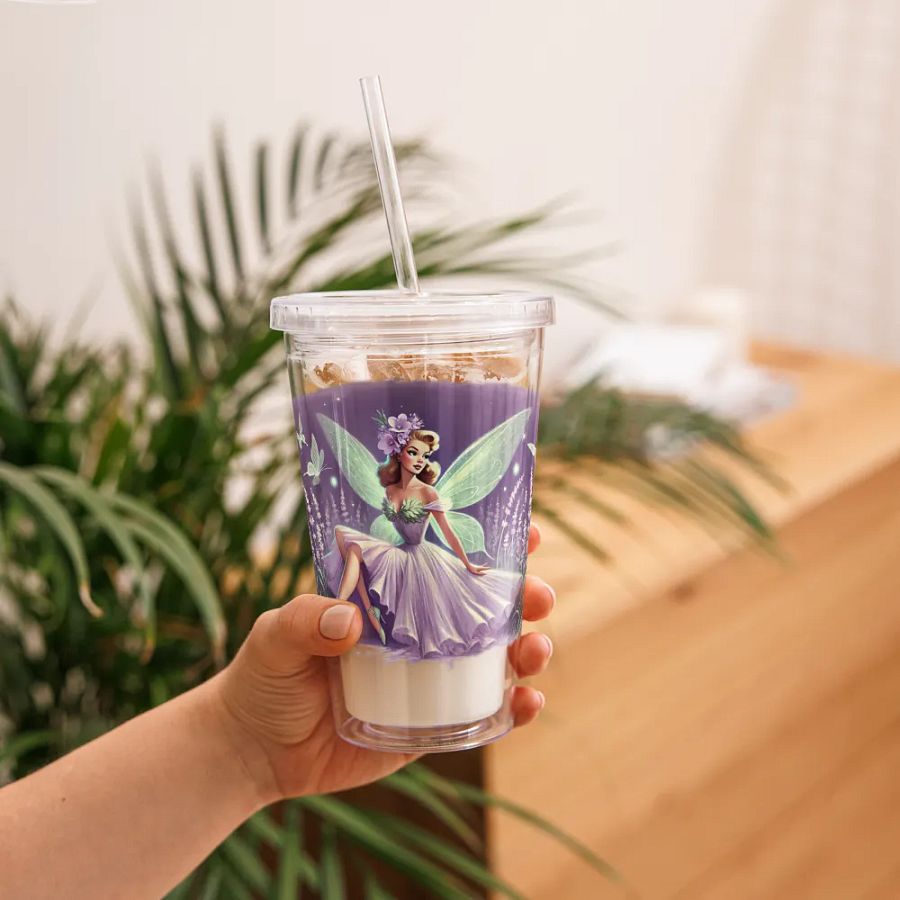Lavender Fairy Double Wall Tumbler product image (11)