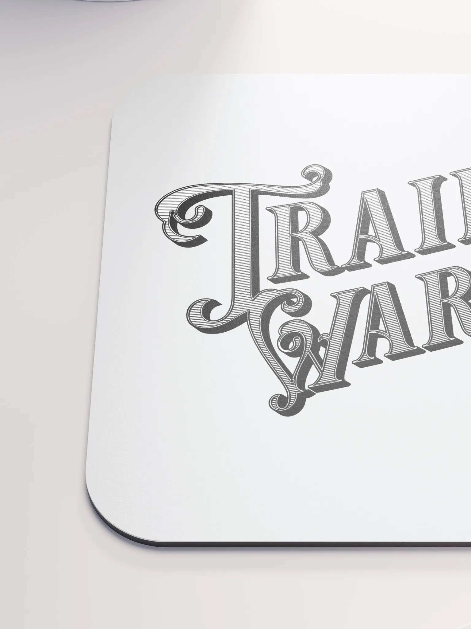 Black w/ Gradient Classic Trail Warriors Emblem Mouse Pad product image (6)