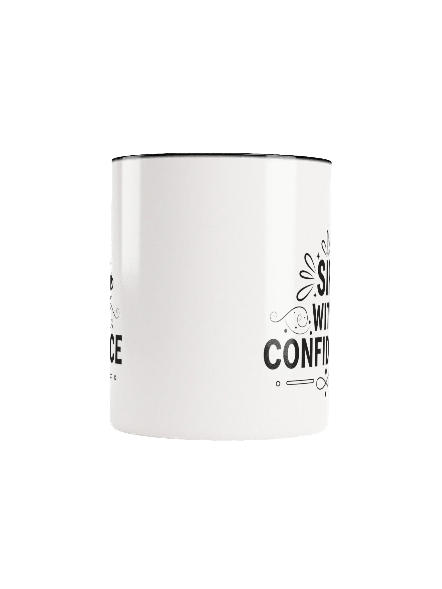 Sip with Confidence Mug – Bold, Inspirational Coffee & Tea Cup for Daily Motivation product image (5)