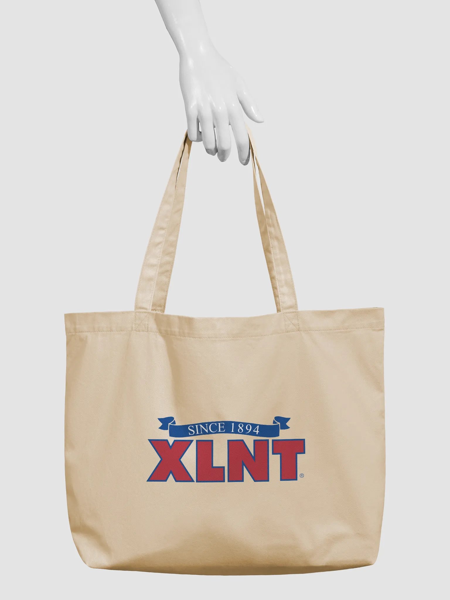 XLNT Foods Logo Organic Cotton Tote product image (3)