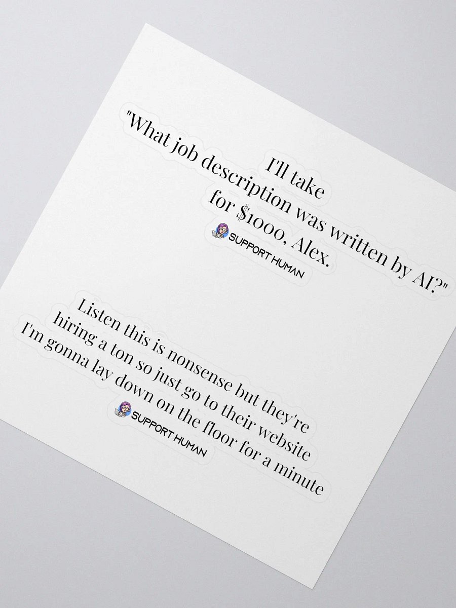 Best of BJB Stickers: AI Nonsense product image (2)