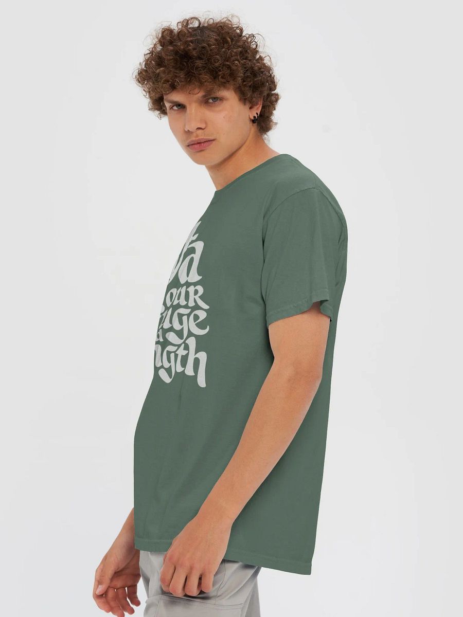 God is Our Refuge and Strength – Psalm 46:1 Bible Verse Comfort Colors T-Shirt product image (7)