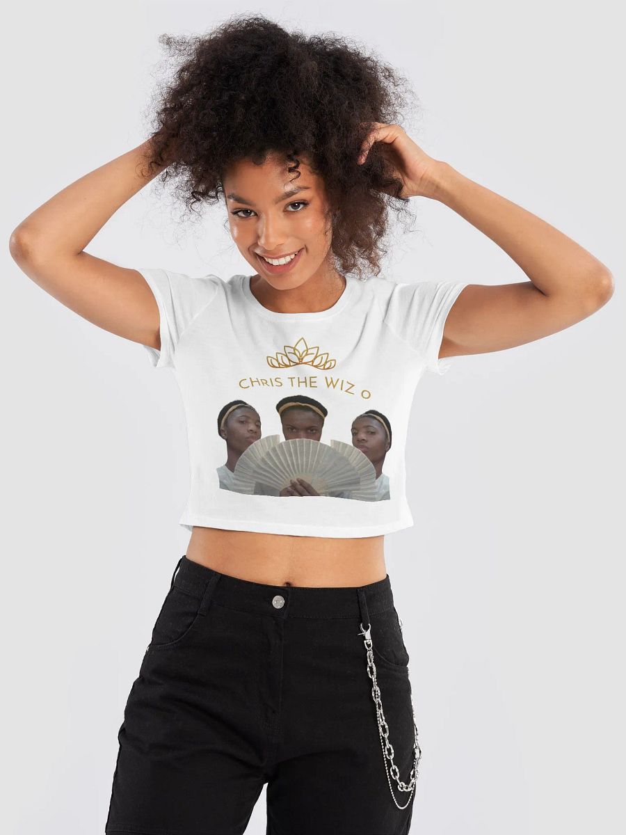 Love & Heartbreak White Crop Tee product image (9)