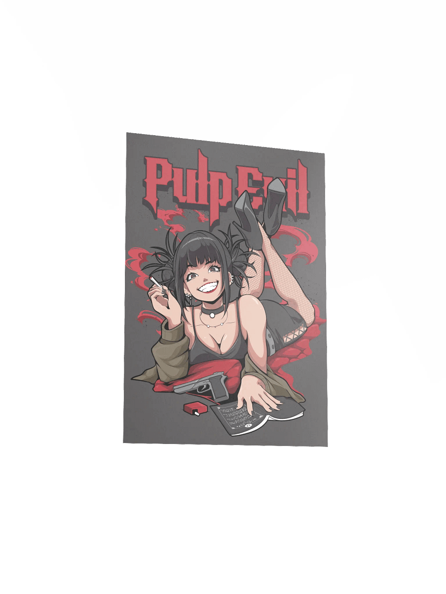 Pulp Evil Anime Girl Poster product image (28)