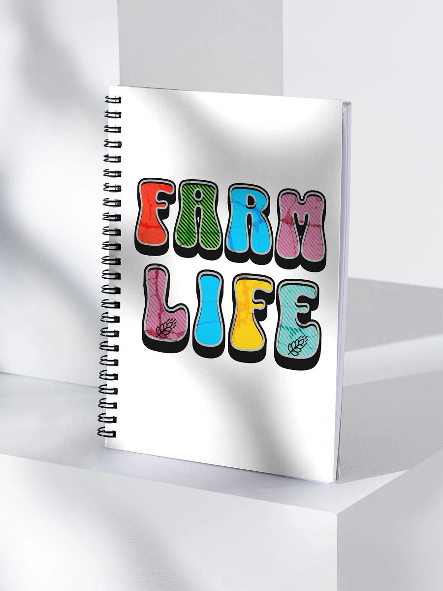 Farm Life Patterns Spiral Notebook product image (3)
