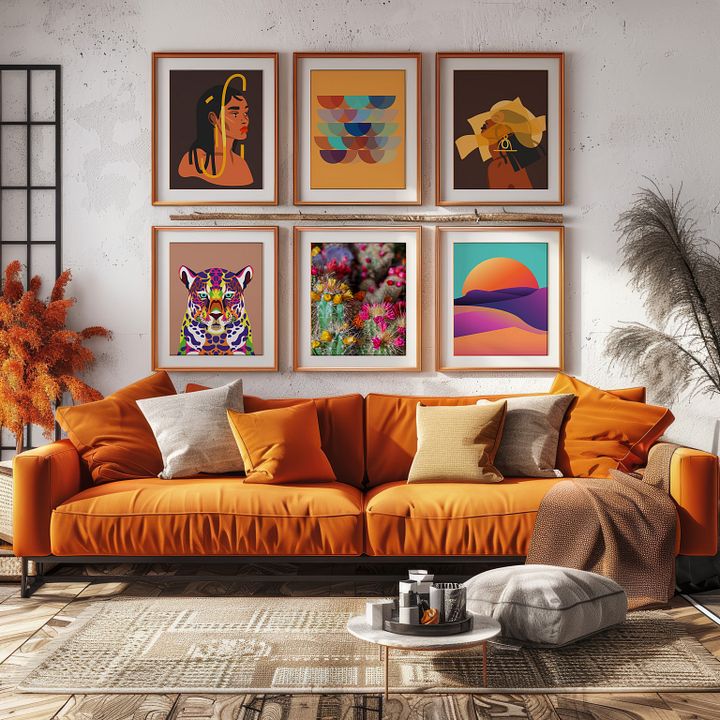Eclectic Cactus Gallery Wall Set of 9 DIGITAL Prints product image (2)