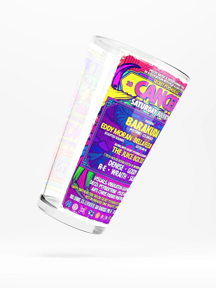 Cancer 2023 Shaker Pint Glass product image (2)