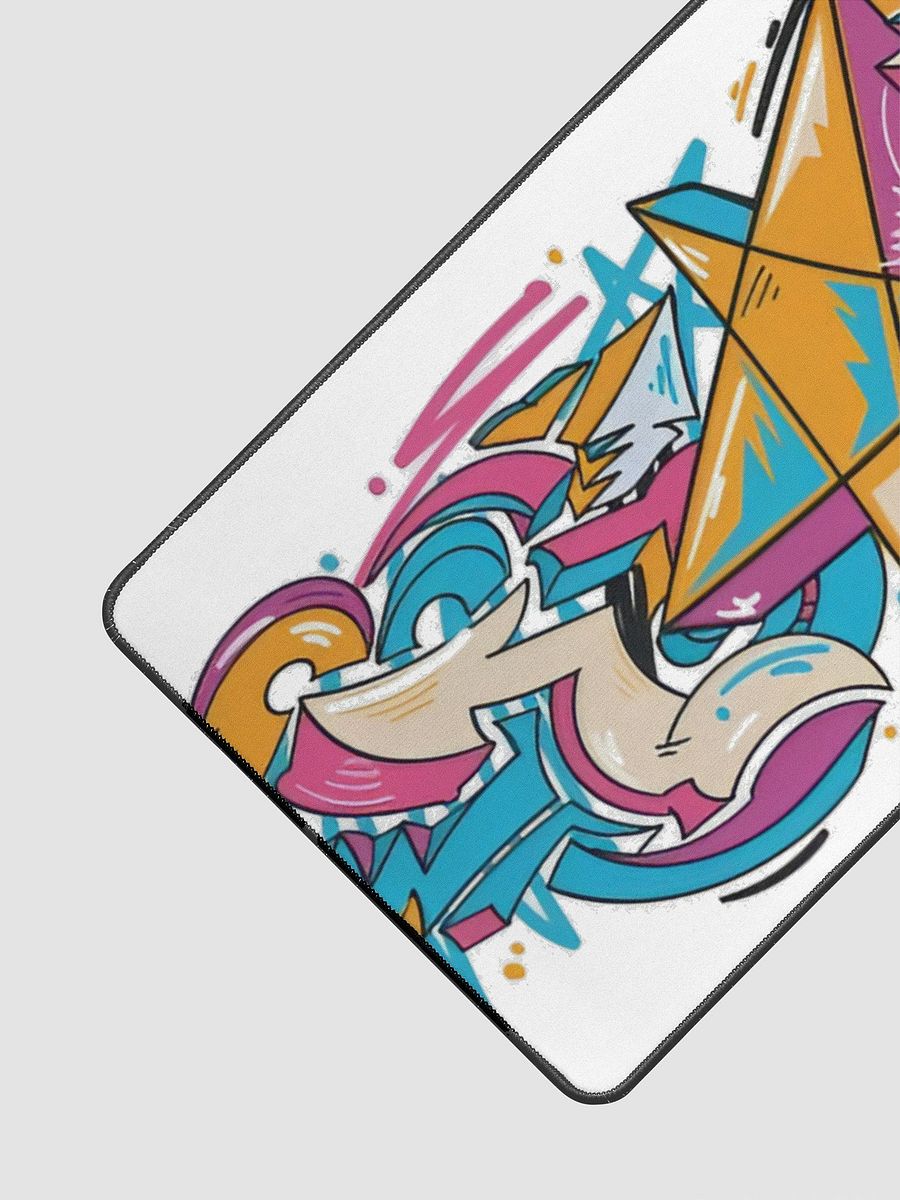 Desk Mat 15.5" x 31.5" Colorful Graffiti product image (3)