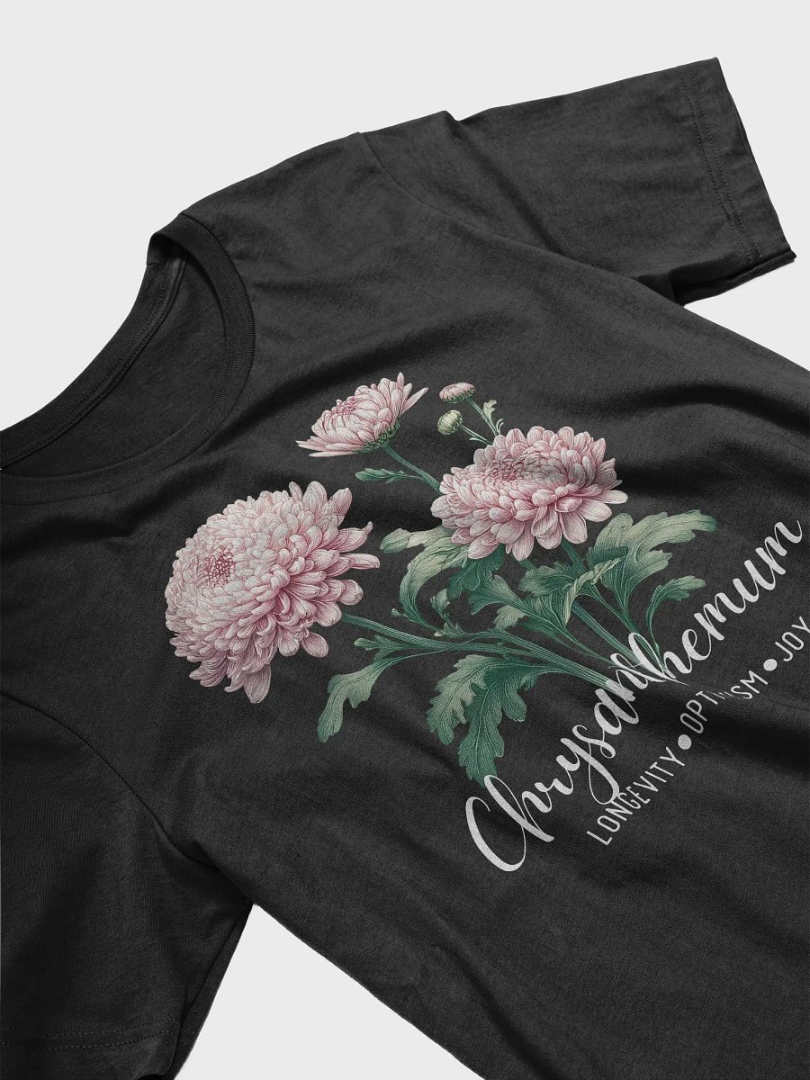 Chrysanthemum Birth Month Flower Tee: Reflecting Longevity, Optimism, Joy: Perfect November Gift for Her product image (5)
