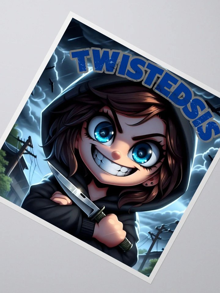 TwistedSis Mischievous Grin Stickers product image (2)