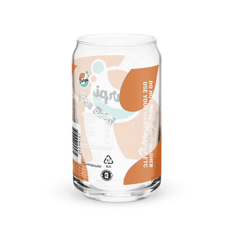 Burpi Zero Sugar Can-Shaped Glass product image (6)