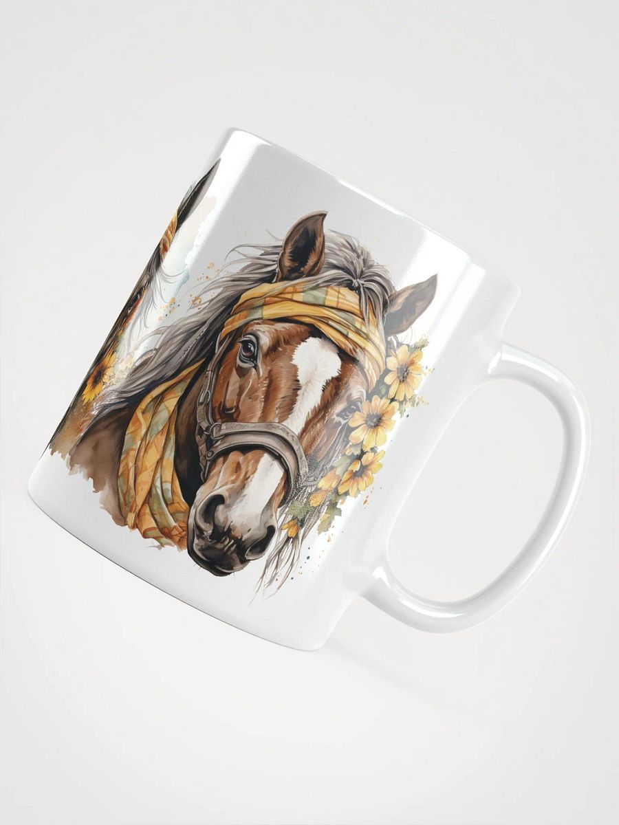Sunflower Stallions Ceramic Mug product image (6)