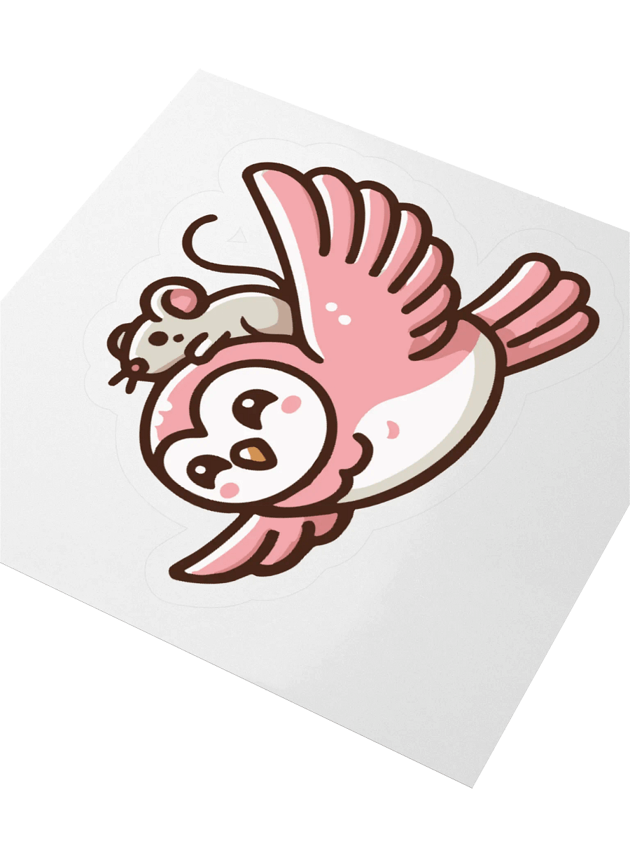 "Flying Friends" Sticker product image (8)