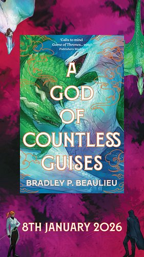 I'm so excited to finally be able to share this stunning cover for A God of Countless Guises, Part 2 of #TheBookoftheHolt, co...