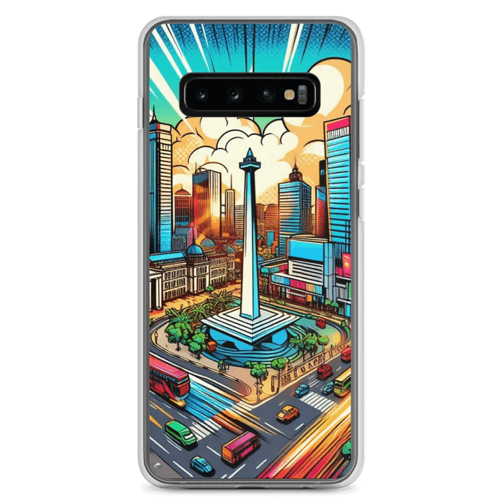 Clear Case for Samsung® | AI Design Jakarta city product image (2)
