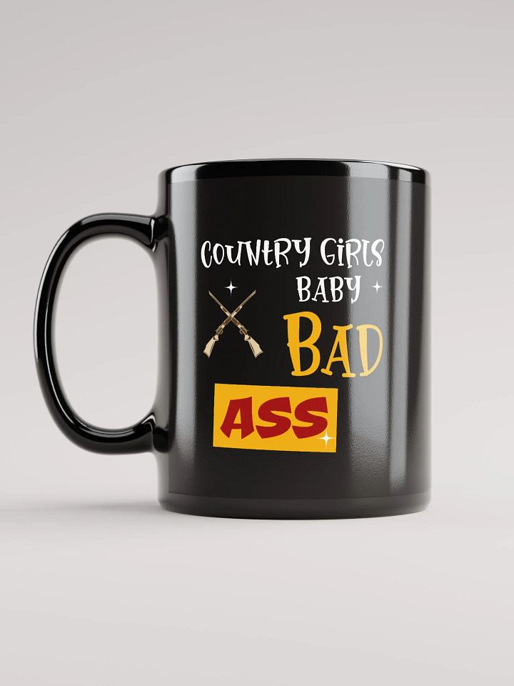 Bad Ass Black Glossy Mug product image (2)