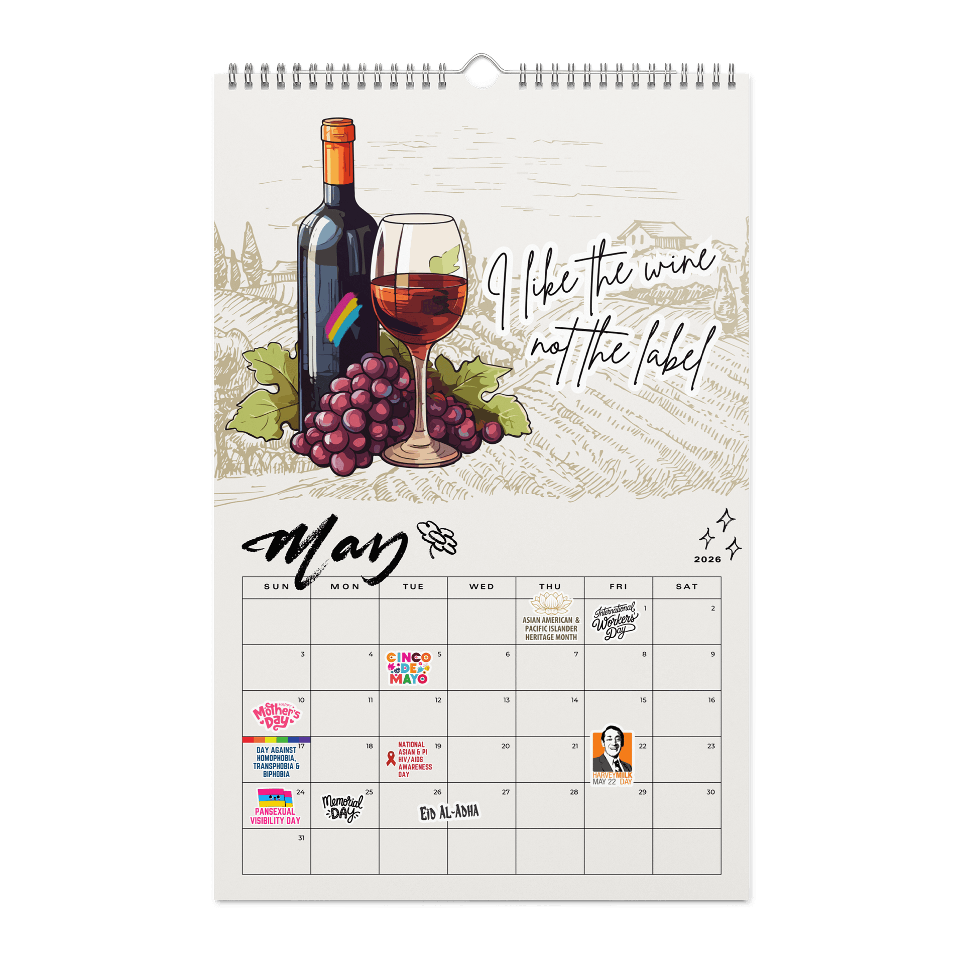 2026 LGBTQ+ Pride & Cultural Celebration Calendar product image (5)