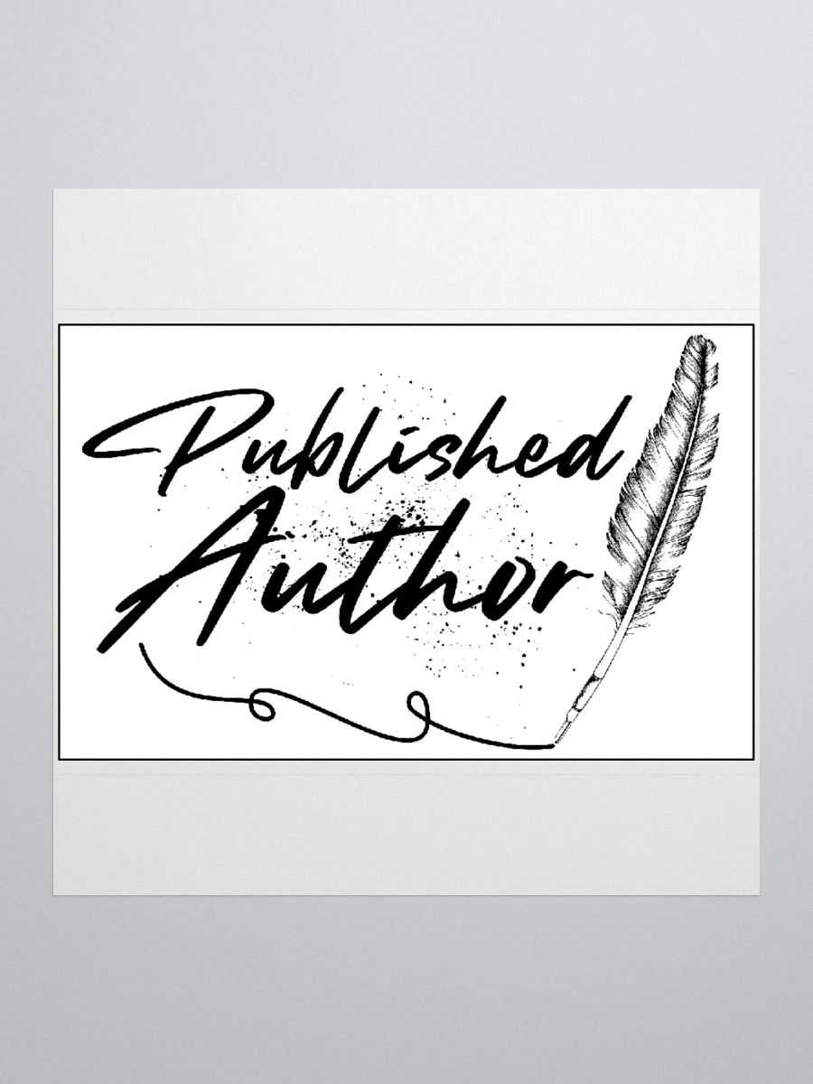 Sticker Published Author product image (1)