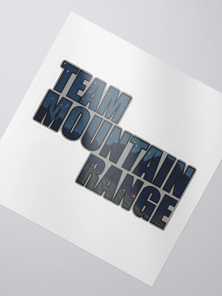 Team Mountain Range Sticker product image (2)