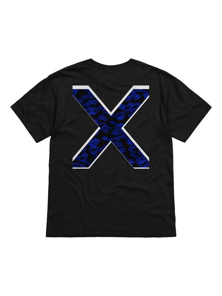 Black X Blue Lipstick Kisses | Shirt product image (20)