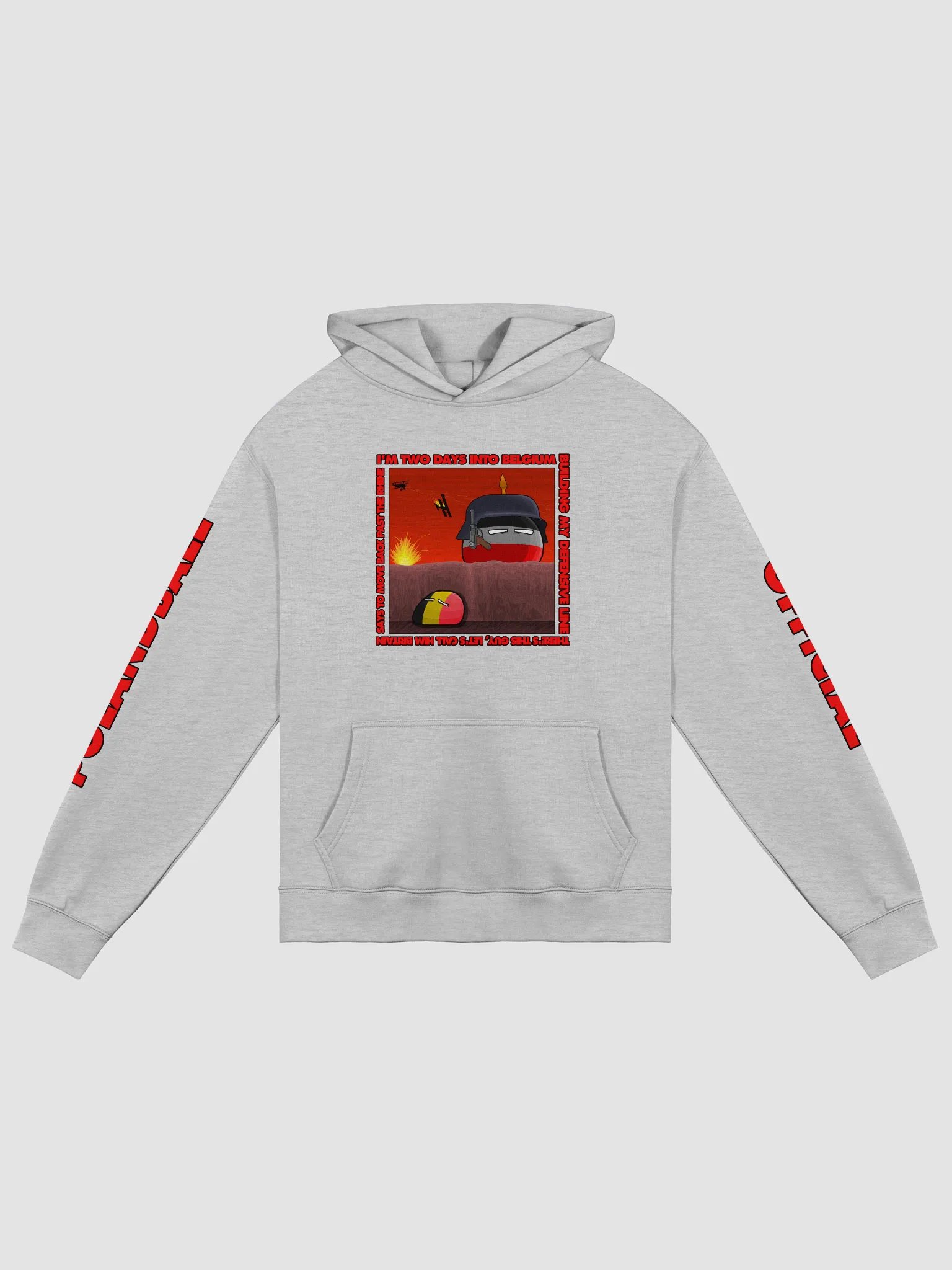 Two Days Into Belgium Hoodie product image (1)