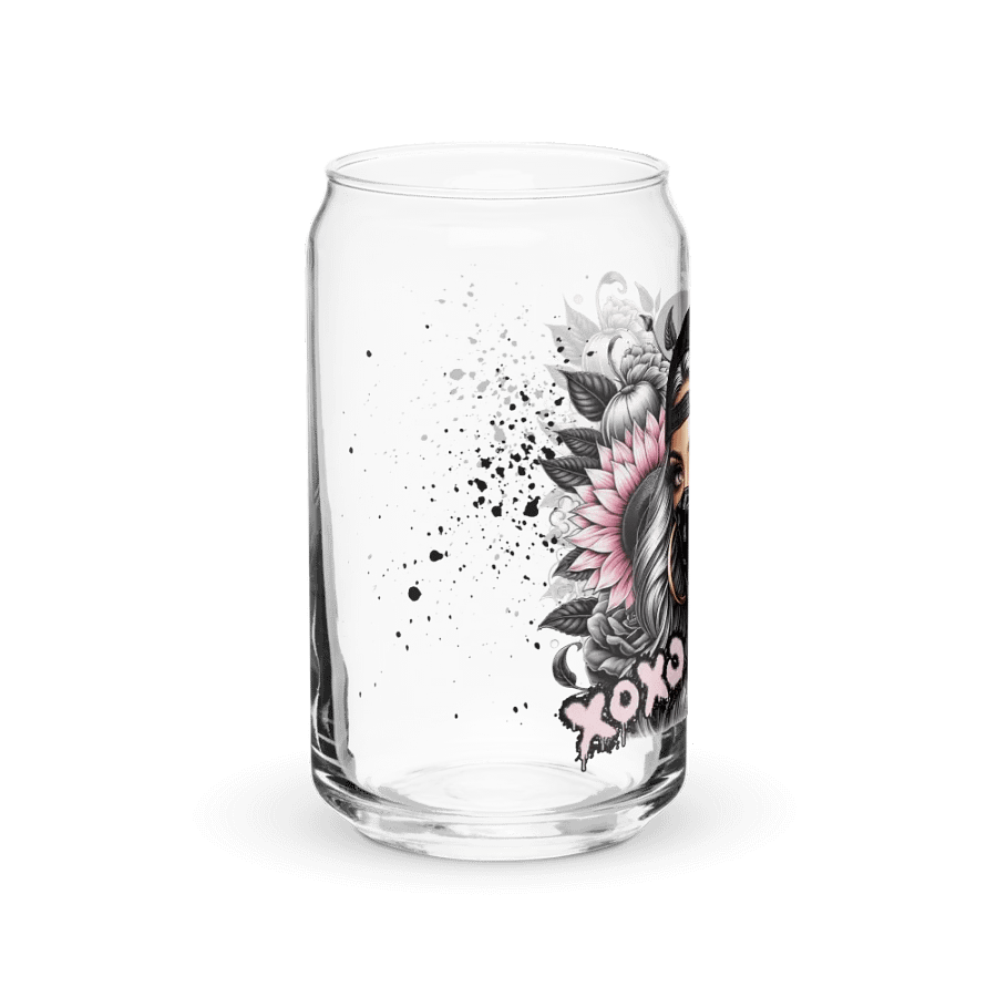 Floral XOXO Glass Tumbler product image (4)
