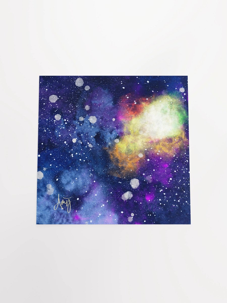 Watercolor Galaxy Wall Art product image (4)