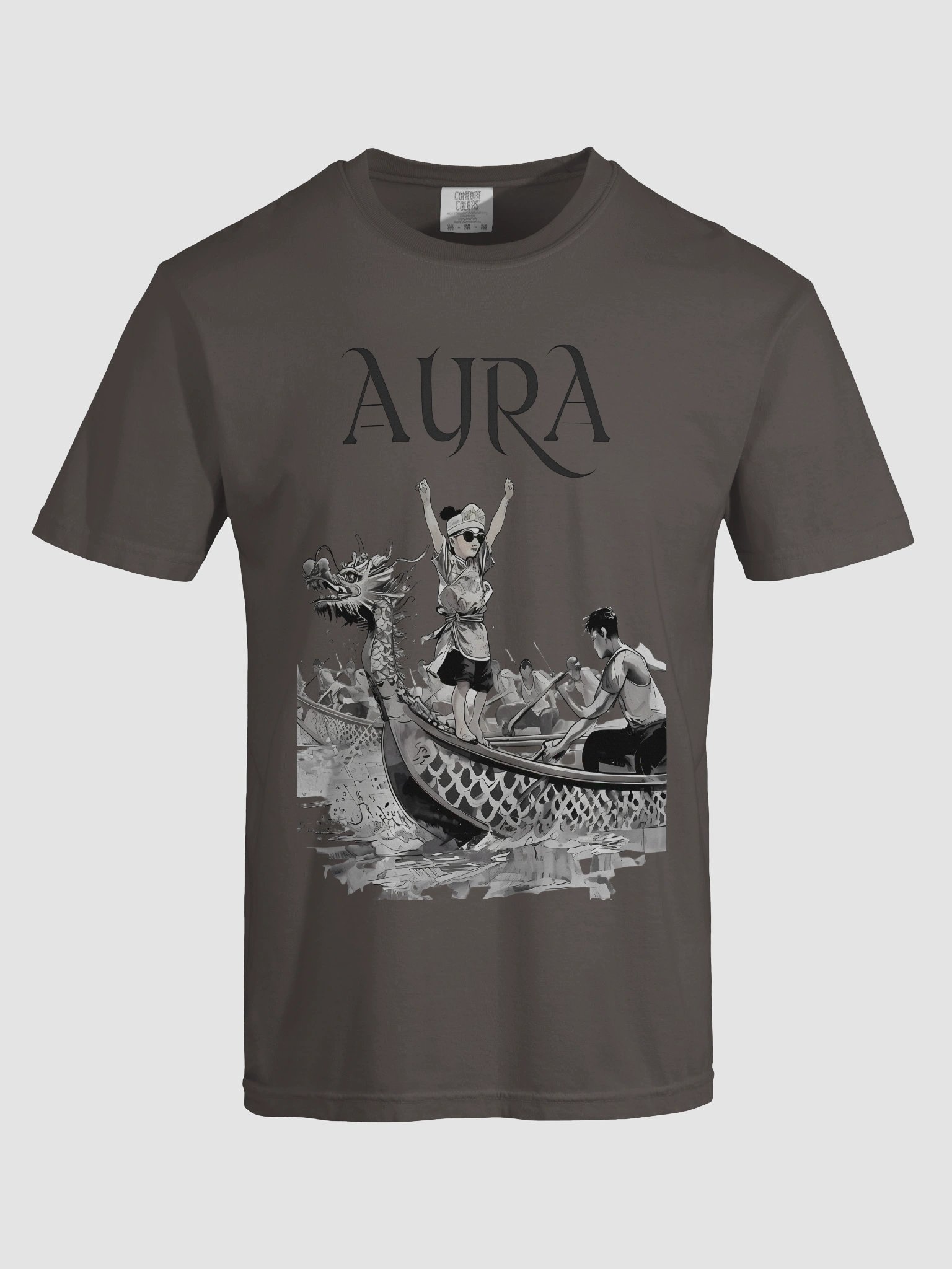 Mystical Dragon Boat Race | Aura Art Print product image (28)