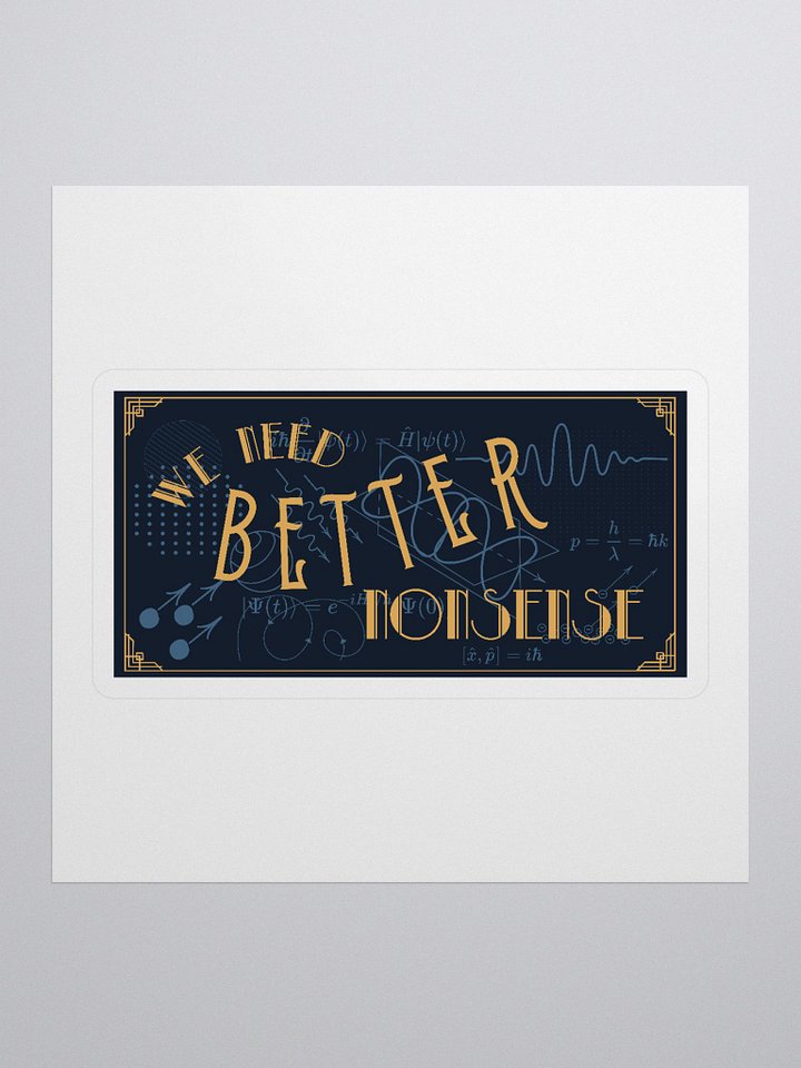 Better Nonsense Stickers, Vintage-Style product image (1)
